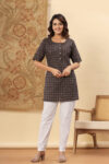 AtoZMart | CraftBrown | Women's Tunic | Chocolate Brown
