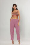 AtoZMart | GajriLine | Women's Straight Pant | Pink