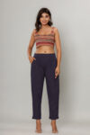 AtoZMart | PlumPleat | Women's Pant | Deep Purple