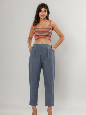 AtoZMart | GreyPleat | Women's Pant | Grey