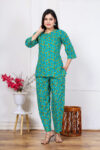 AtoZMart | SunTeal | Women's Night Suit | Rama Blue 1 601-RAMA-2.jpg