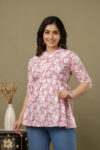 AtoZMart | BlushFlow | Women's Tunic | Blush Pink
