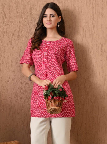 AtoZMart | RedCraft | Women's Tunic | Red