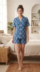 027-indigo-stripe-small-floral-shirt-short-set-1