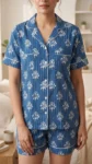 027-indigo-stripe-small-floral-shirt-short-set-1