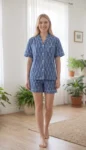028-light-blue-leaf-shirt-short-set-1