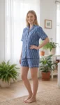 028-light-blue-leaf-shirt-short-set-1