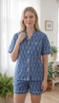 028-light-blue-leaf-shirt-short-set-1