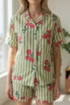 035-green-stripe-cherry-shirt-short-set-1
