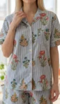 037-blue-stripe-floral-shirt-short-set-1