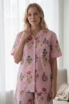 038-pink-stripe-floral-shirt-short-set-1