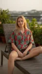040-red-green-medallion-shirt-short-set-1