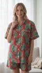 040-red-green-medallion-shirt-short-set-1