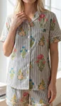 044-black-stripe-floral-shirt-short-set-1