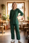 050-green-linen-kurta-pant-set-1