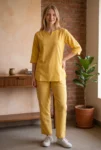051-yellow-linen-kurta-pant-set-1
