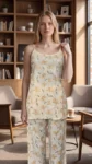 057-cream-yellow-lily-cami-pyjama-set-1