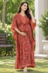 m1-05-rust-red-floral-maternity-kaftan-1