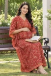 m1-05-rust-red-floral-maternity-kaftan-1