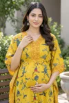 m1-06-yellow-printed-maternity-kaftan-1