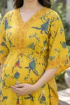 m1-06-yellow-printed-maternity-kaftan-1