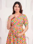 m3-17-multicolor-check-maternity-feeding-dress-1
