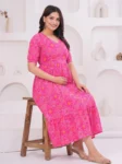 m3-18-pink-bandhani-print-maternity-feeding-dress-1