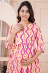 m4-21-pink-yellow-ikat-print-maternity-midi-dress-1