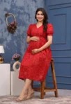m4-27-red-bandhani-print-maternity-midi-dress-1